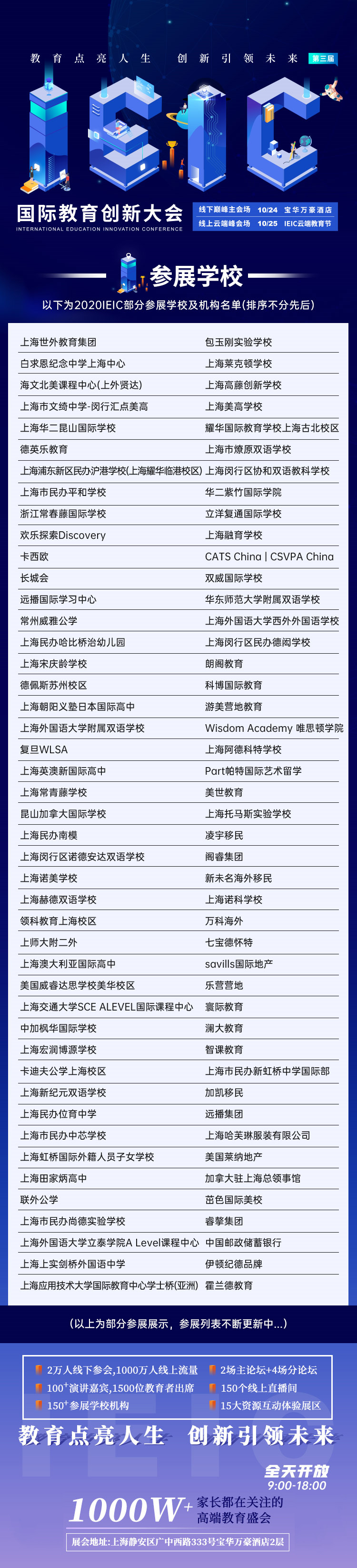 IEIC國際教育創新大會參展學校